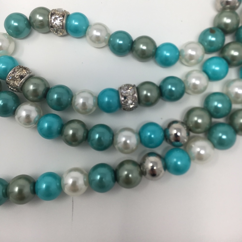 Jewelry Glass Pearl Round Mix Green - Picture 11 of 14